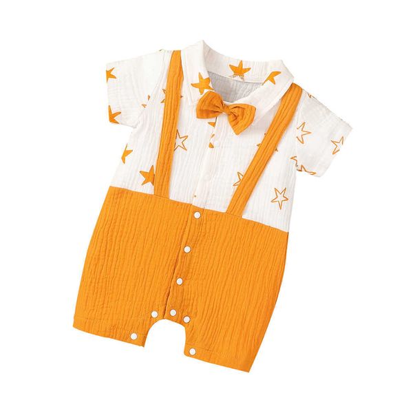 rompers citgeett summer infant baby boys jumpsuit star print short sleeves romper patchwork gentlemen clothes 0-18months l230314, Blue
rompers citgeett summer infant baby boys jumpsuit star print short sleeves romper patchwork gentlemen clothes 0-18months l230314, Blue