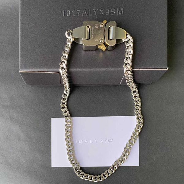 chokers alyx hero chain necklace men and women couples alyx metal buckle 9sm necklace hip hop alyx river link bracelets y2303, Golden;silver
chokers alyx hero chain necklace men and women couples alyx metal buckle 9sm necklace hip hop alyx river link bracelets y2303, Golden;silver