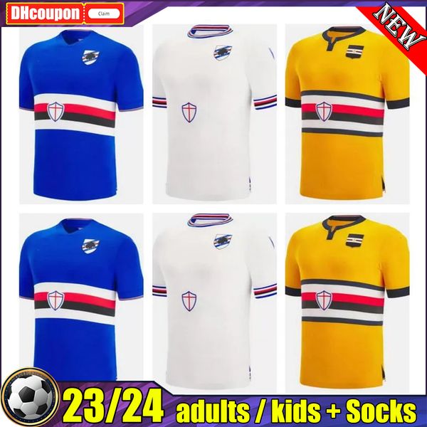 22/23 uc sampdoria linetty soccer jerseys maroni quagliarella damsgaard jankto torregrossa yoshida 2022 2023 gabbiadini thorsby colley augel, Black;yellow
22/23 uc sampdoria linetty soccer jerseys maroni quagliarella damsgaard jankto torregrossa yoshida 2022 2023 gabbiadini thorsby colley augel, Black;yellow