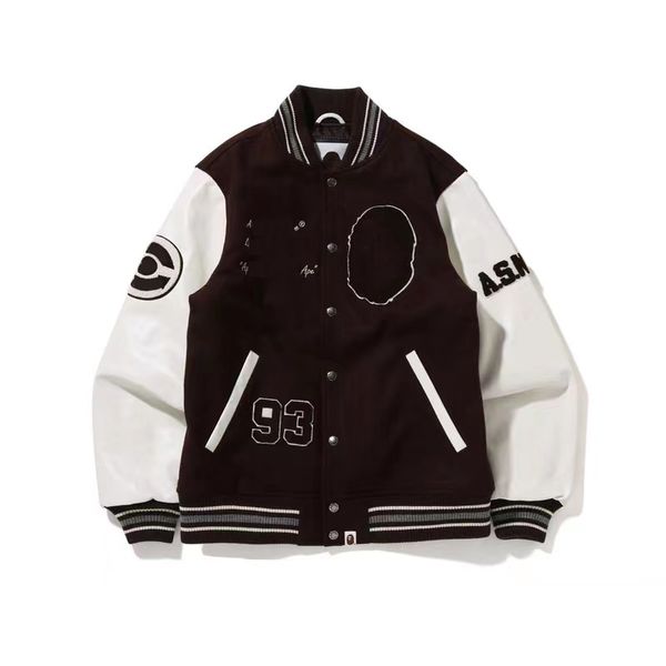 brand baseball men's vintage jackets bomber coats letter embroidery autumn men hip hop loose varsity size m-3xl 43jv, Black;brown
brand baseball men's vintage jackets bomber coats letter embroidery autumn men hip hop loose varsity size m-3xl 43jv, Black;brown