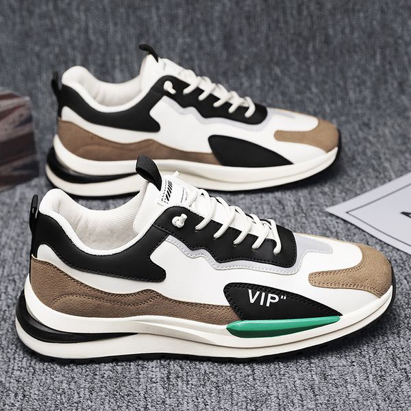 new casual boots anti-slip wear-resistant trend pu breathable sports running shoes daily flat shoes a3, Black
new casual boots anti-slip wear-resistant trend pu breathable sports running shoes daily flat shoes a3, Black