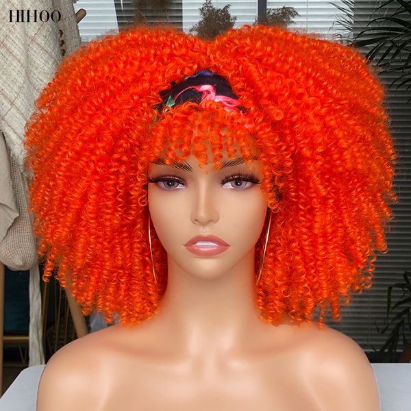 14short hair afro kinky curly wigs with bangs womens headband wig synthetic natural brown blonde wig party cosplay lolitafact, Black
14short hair afro kinky curly wigs with bangs womens headband wig synthetic natural brown blonde wig party cosplay lolitafact, Black