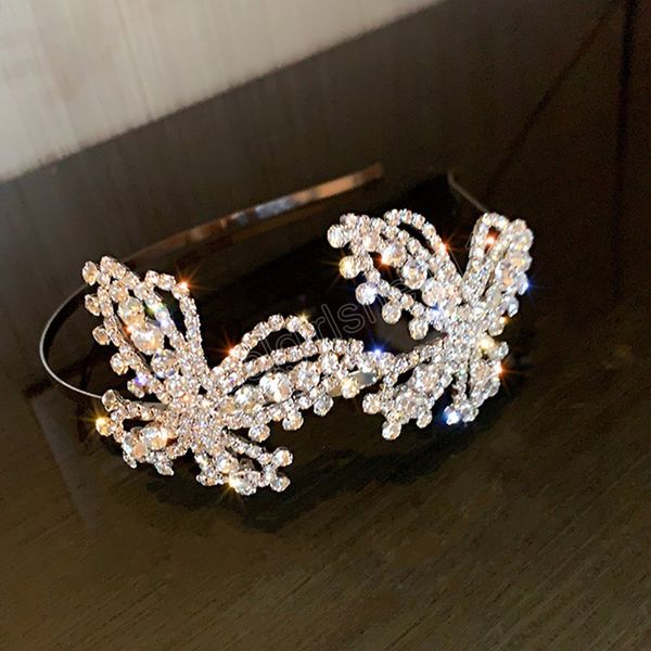 luxury handmade full crystal rhinestone flower butterfly hairband headband vintage bridal wedding hair jewelry accessories, Slivery;white
luxury handmade full crystal rhinestone flower butterfly hairband headband vintage bridal wedding hair jewelry accessories, Slivery;white