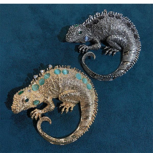 pins brooches vintage metal large lizard opal brooch pins for women cute animal brooches jewelry good gift 2021 coat accessoriesl230315, Gray
pins brooches vintage metal large lizard opal brooch pins for women cute animal brooches jewelry good gift 2021 coat accessoriesl230315, Gray