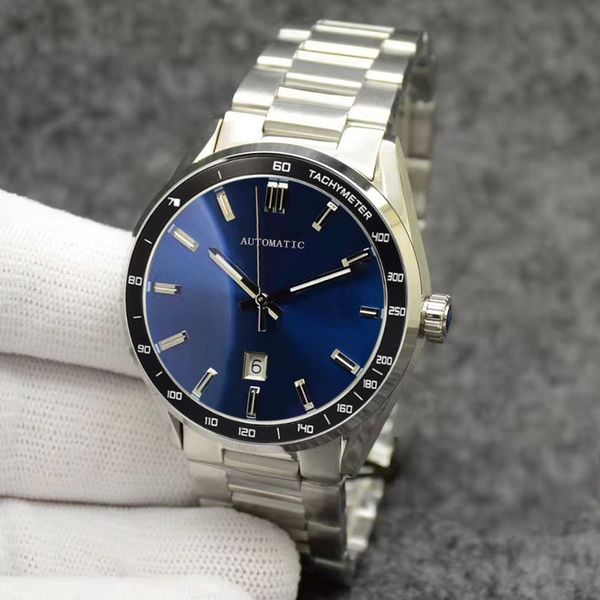 luxury mens designer vintage watch 41mm automatic mechanical movement stainless steel strap male clock men wristwatch montre de luxe, Slivery;brown
luxury mens designer vintage watch 41mm automatic mechanical movement stainless steel strap male clock men wristwatch montre de luxe, Slivery;brown