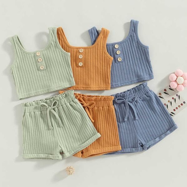 clothing sets toddler children baby girls summer clothing outfit sets solid color button vest ribbed drawstring shorts baby set p, White
clothing sets toddler children baby girls summer clothing outfit sets solid color button vest ribbed drawstring shorts baby set p, White