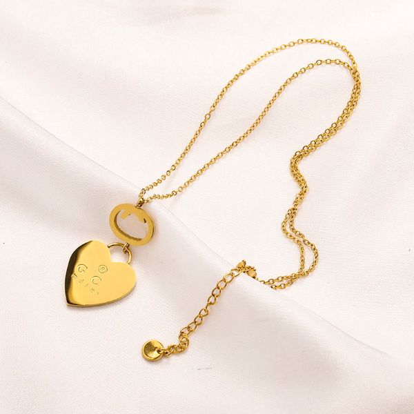 classic pendant necklace girl couple love necklace designer jewelry accessories charm long chain gold plated necklace with gift box, Silver
classic pendant necklace girl couple love necklace designer jewelry accessories charm long chain gold plated necklace with gift box, Silver