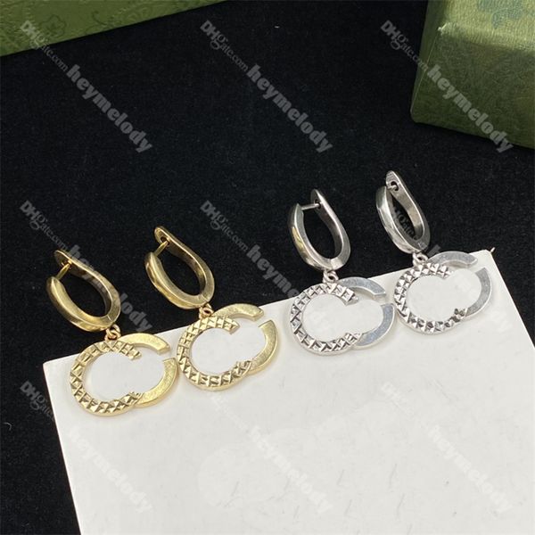 stylish gold pendant studs ladies hoop earring double letter eardrops with box jewelry birthday gift anniversary, Golden;silver
stylish gold pendant studs ladies hoop earring double letter eardrops with box jewelry birthday gift anniversary, Golden;silver