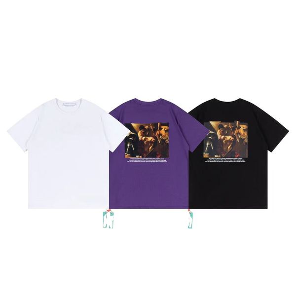 spring and summer new mens t shirt oil painting printing pattern short sleeve street men and women leisure, White;black
spring and summer new mens t shirt oil painting printing pattern short sleeve street men and women leisure, White;black