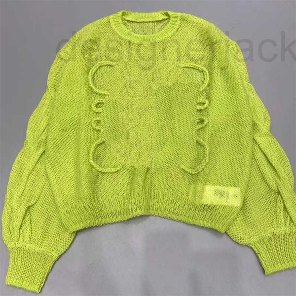 women's knits & tees designer mohair knitted round neck letter hollow long-sleeved early autumn women's sweater loose lazy style n, White
women's knits & tees designer mohair knitted round neck letter hollow long-sleeved early autumn women's sweater loose lazy style n, White