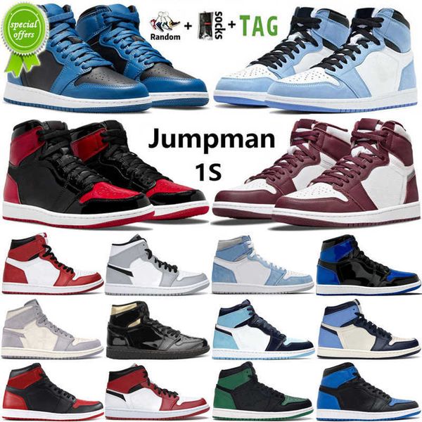 2023 og 2023 jumpman 1 high og 1s mens basketball shoes dark marina blues university blue royal patent bordeaux, Black
2023 og 2023 jumpman 1 high og 1s mens basketball shoes dark marina blues university blue royal patent bordeaux, Black