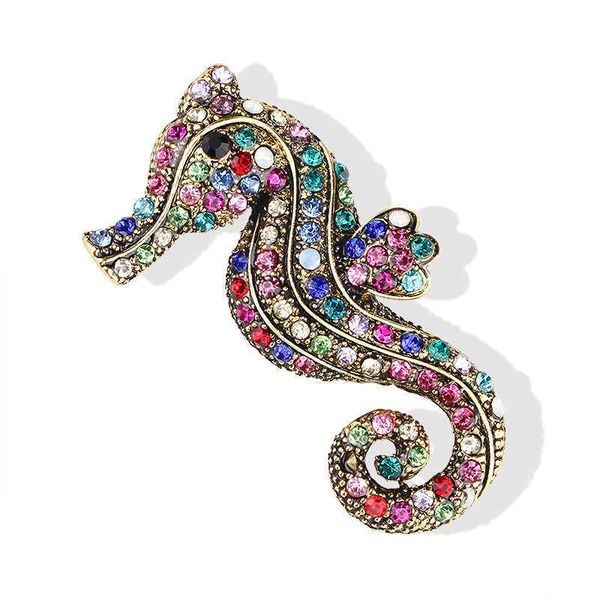 pins brooches retro color rhinone seahorse brooch men's suit accessories corsage women's sweater coat versatile brooch animal jewe, Gray
pins brooches retro color rhinone seahorse brooch men's suit accessories corsage women's sweater coat versatile brooch animal jewe, Gray