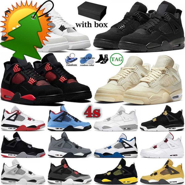 2023 outdoors men women basketball shoes 4 4s military black cat red thunder sail university blue white oreo fire pure money
2023 outdoors men women basketball shoes 4 4s military black cat red thunder sail university blue white oreo fire pure money