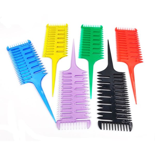 big tooth comb hair dyeing tool highlighting comb brush salon pro fish bone design comb hair dyeing sectioning, Silver
big tooth comb hair dyeing tool highlighting comb brush salon pro fish bone design comb hair dyeing sectioning, Silver