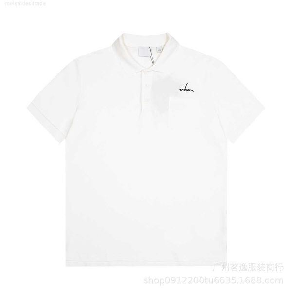 correct of b burbry luxury designer correct version 2023ss bu's new embroidered polo t-shirt high street trend versatile ins, White;black
correct of b burbry luxury designer correct version 2023ss bu's new embroidered polo t-shirt high street trend versatile ins, White;black