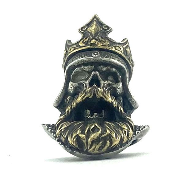 climbing ropes edc diy copper skeleton king skull ancient warrior man crown retro color knife beads lanyard paracord military charm hangings
climbing ropes edc diy copper skeleton king skull ancient warrior man crown retro color knife beads lanyard paracord military charm hangings