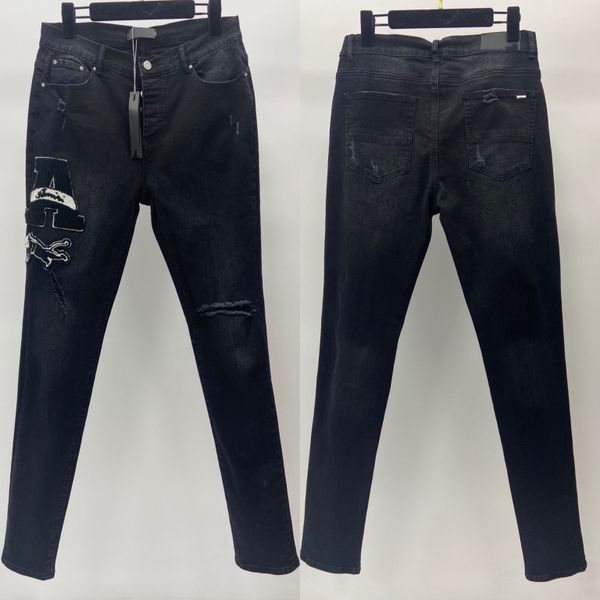 men mens jeans jean hip hop pants street trend decoration ripped rips stretch black fashion slim fit washed motocycle denim trousers distres, Blue
men mens jeans jean hip hop pants street trend decoration ripped rips stretch black fashion slim fit washed motocycle denim trousers distres, Blue