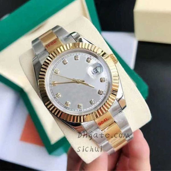 luxury watch men's automatic 36/41mm 904l all stainless steel designer mechanical wristwatch super bright waterproof sapphire glass wat, Slivery;black
luxury watch men's automatic 36/41mm 904l all stainless steel designer mechanical wristwatch super bright waterproof sapphire glass wat, Slivery;black