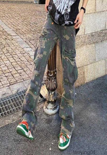 pants fashion galleryes designer casual dept high street sand washed old camouflage flared the same denim wide leg overalls7k4f, Black
pants fashion galleryes designer casual dept high street sand washed old camouflage flared the same denim wide leg overalls7k4f, Black