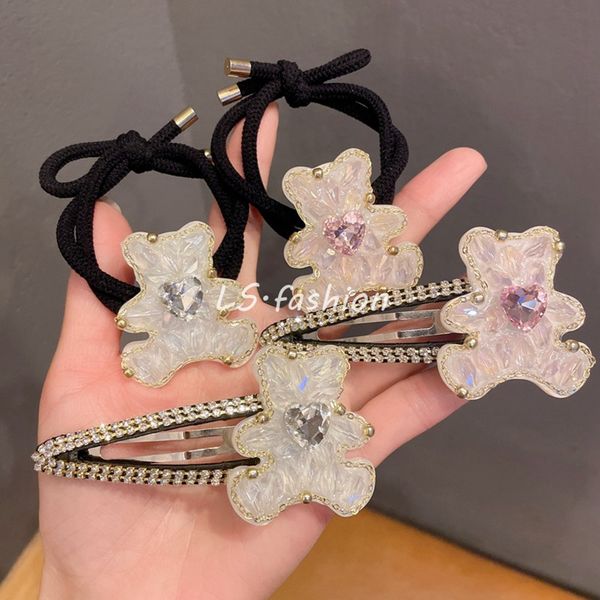 crystal iceberg stone bear shape ribbon hair rope clip barrettes hairpin girl hair accessories fashion jewelry 1933, Slivery;white
crystal iceberg stone bear shape ribbon hair rope clip barrettes hairpin girl hair accessories fashion jewelry 1933, Slivery;white