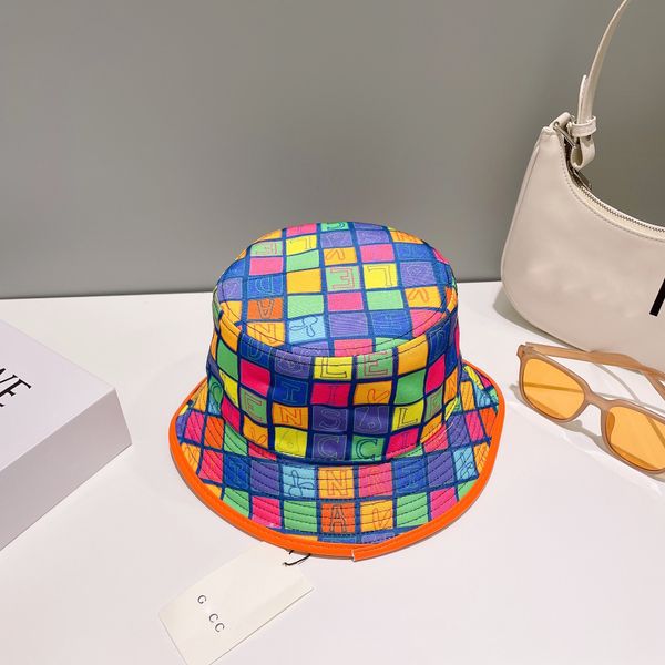 23ss couples summer fashion designer bucket hats women holiday travel letter graffiti rainbow color bucket hat, Blue;gray
23ss couples summer fashion designer bucket hats women holiday travel letter graffiti rainbow color bucket hat, Blue;gray