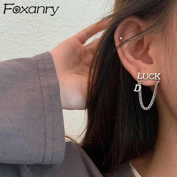 charm anry prevent allergy silve color asymmetric earrings for women fashion punk vintage creative luck chain party jewelry l230315, Golden
charm anry prevent allergy silve color asymmetric earrings for women fashion punk vintage creative luck chain party jewelry l230315, Golden