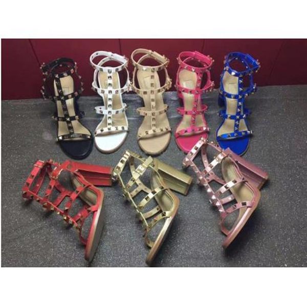 the latest classic designer style leather lady rivet t belt sandals backless high heels party wedding fashionable high heels 278e, Black
the latest classic designer style leather lady rivet t belt sandals backless high heels party wedding fashionable high heels 278e, Black