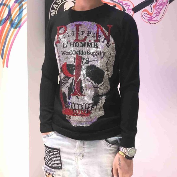 luxury philippuep lein philippuepe brand drill skull round neck pullover casual warm pp sweater men's desigers zg6z, White;black
luxury philippuep lein philippuepe brand drill skull round neck pullover casual warm pp sweater men's desigers zg6z, White;black