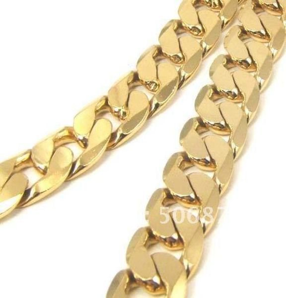 24k yellow gold filled men039s necklace 24quotcurb chains gf jewelry 12mm width3528541, Silver
24k yellow gold filled men039s necklace 24quotcurb chains gf jewelry 12mm width3528541, Silver