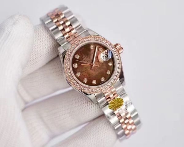 with box seller women watch lady size 26mm date girl sapphire glass wristwatch 2813 movement automatic mechanical movement watches 89, Slivery;brown
with box seller women watch lady size 26mm date girl sapphire glass wristwatch 2813 movement automatic mechanical movement watches 89, Slivery;brown