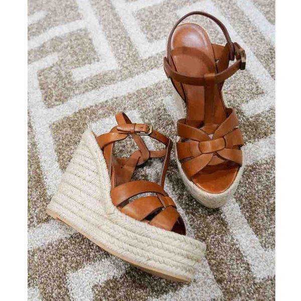 brand name lady wedges tribute leather wedge espadrille sandals women wedge sandal high heels shoes luxury design, Black
brand name lady wedges tribute leather wedge espadrille sandals women wedge sandal high heels shoes luxury design, Black