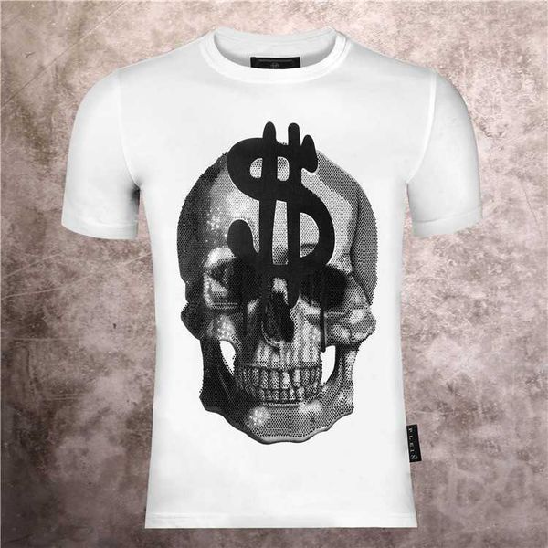 luxury philippuep lein spring and summer short sleeve round neck t-shirt domineering personality pp drill skull casual men's desigers, White;black
luxury philippuep lein spring and summer short sleeve round neck t-shirt domineering personality pp drill skull casual men's desigers, White;black
