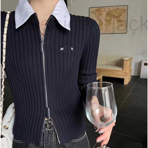 women's knits & tees designer knitted zipper lapel long-sleeved thin cardigan women's sweet aging jacket 2023 early spring new coa, White
women's knits & tees designer knitted zipper lapel long-sleeved thin cardigan women's sweet aging jacket 2023 early spring new coa, White