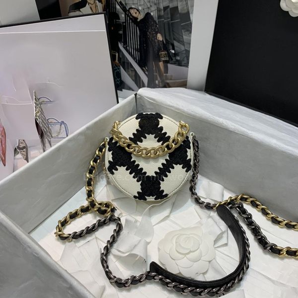 2023 round cake chain bag can be carried by hand cross-body single shoulder chain pack 5a quality
2023 round cake chain bag can be carried by hand cross-body single shoulder chain pack 5a quality