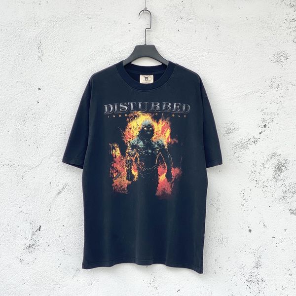 men's plus tees loose vintage summer printing washed short-sleeved t-shirt tee, Black;brown
men's plus tees loose vintage summer printing washed short-sleeved t-shirt tee, Black;brown