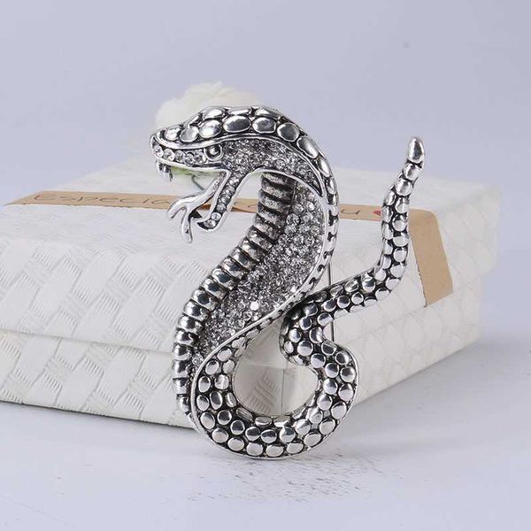 pins brooches exquisite vintage cobra metal brooch fashion men women cloing coat snake animal accessories broochesl230315, Gray
pins brooches exquisite vintage cobra metal brooch fashion men women cloing coat snake animal accessories broochesl230315, Gray