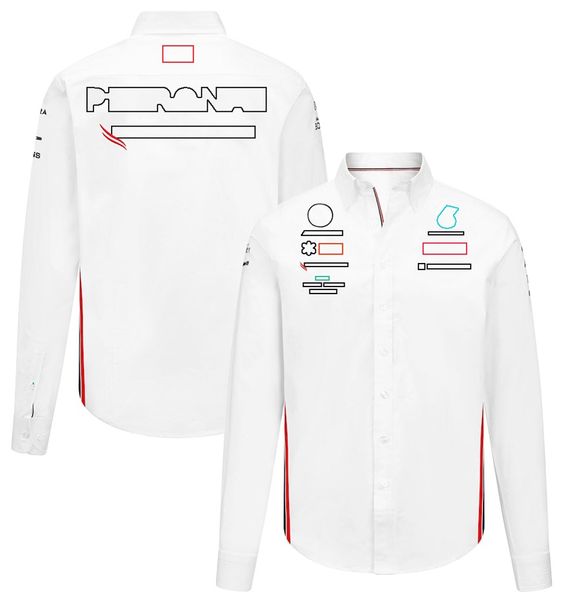 2023 new f1 racing long-sleeved shirt formula 1 team t-shirt polo shirt driver same fans t-shirt jersey spring men's custom