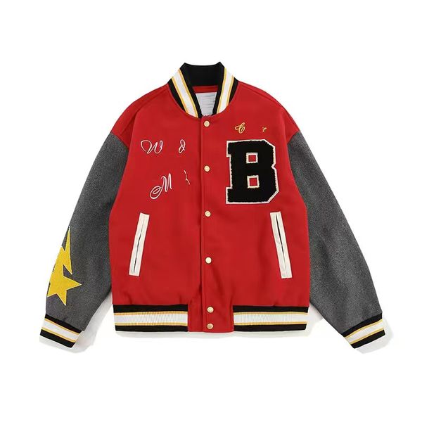 vintage men's jackets baseball brand bomber coats letter embroidery autumn men hip hop loose varsity size m-3xl ibke, Black;brown
vintage men's jackets baseball brand bomber coats letter embroidery autumn men hip hop loose varsity size m-3xl ibke, Black;brown