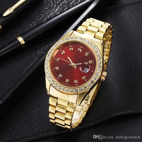 relogio masculino diamond mens watch fashion black dial calendar gold bracelet folding clasp master male 2020 gifts couples2853, Slivery;brown
relogio masculino diamond mens watch fashion black dial calendar gold bracelet folding clasp master male 2020 gifts couples2853, Slivery;brown