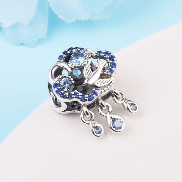 925 sterling silver cloud & swallow bead fits european jewelry pandora style charm bracelets, Black
925 sterling silver cloud & swallow bead fits european jewelry pandora style charm bracelets, Black