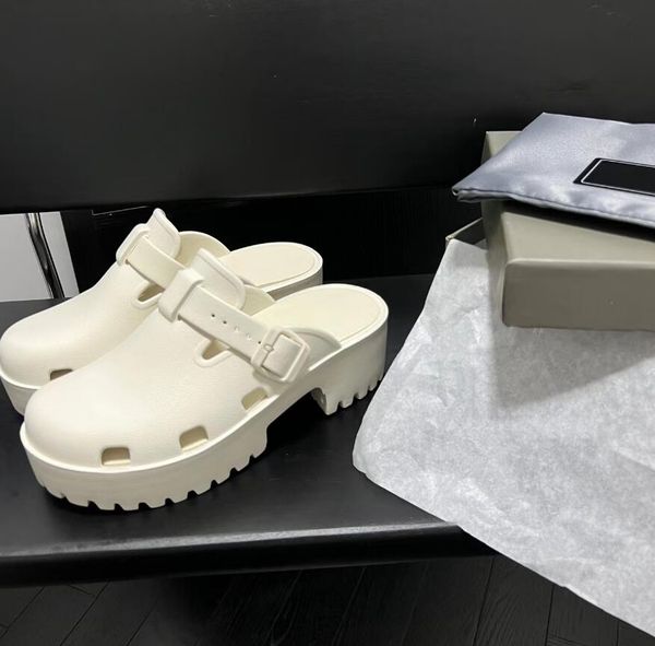 women rubber slippers new style scuffs sandal pure color designer thick-soled sandbeach shoe slipper summer leisure half slipper fashion san, Black
women rubber slippers new style scuffs sandal pure color designer thick-soled sandbeach shoe slipper summer leisure half slipper fashion san, Black