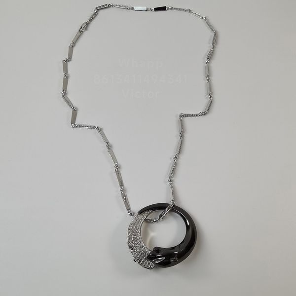 panthere necklace for women designer for man diamond gold plated 18k t0p quality highest counter quality classic style fashion jewelry premi, Silver
panthere necklace for women designer for man diamond gold plated 18k t0p quality highest counter quality classic style fashion jewelry premi, Silver