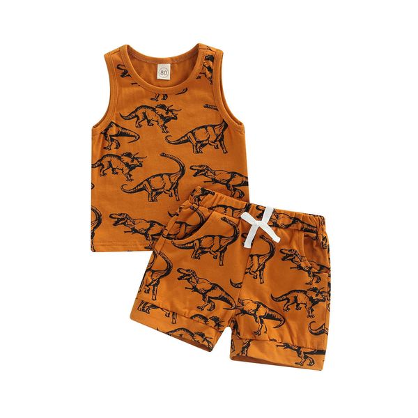 clothing sets infant baby boys shorts set dinosaur print tank with elastic waist shorts summer outfit 2pcs set p230315, White
clothing sets infant baby boys shorts set dinosaur print tank with elastic waist shorts summer outfit 2pcs set p230315, White