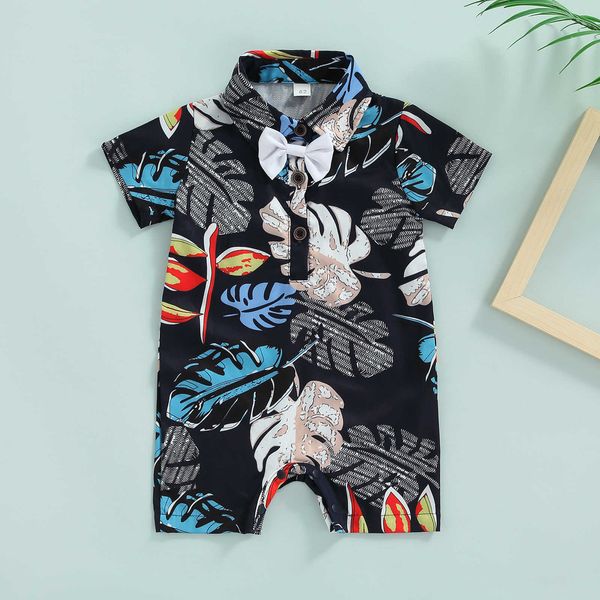 rompers citgeett summer infant baby boys girls romper leaf print short sleeve jumpsuit bow tie clothes 0-18months l230314, Blue
rompers citgeett summer infant baby boys girls romper leaf print short sleeve jumpsuit bow tie clothes 0-18months l230314, Blue