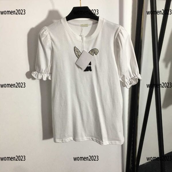 woman clothes female t-shirt lady short sleeve girl size s-l letter sticker pearl nail drill animal ears summer new arrivals mar12, White
woman clothes female t-shirt lady short sleeve girl size s-l letter sticker pearl nail drill animal ears summer new arrivals mar12, White