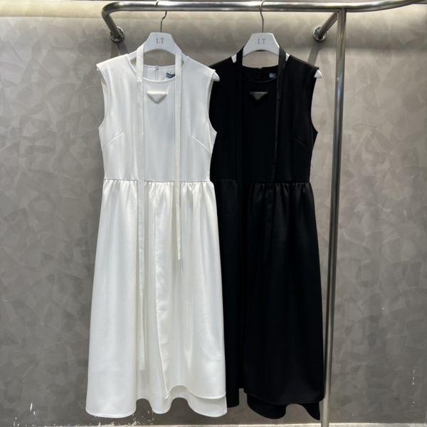 prad dresses sashes womens sleeveless ball gown summer letter party dress princess dresses highs quality girls clothes sml, White;black
prad dresses sashes womens sleeveless ball gown summer letter party dress princess dresses highs quality girls clothes sml, White;black