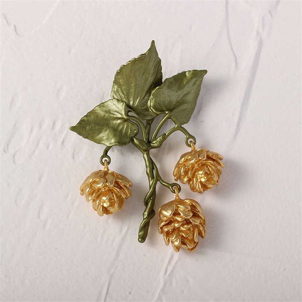 pins brooches fashion exquisite cute hops green leaves spray paint brooch cloing accessories trinketsl230315, Gray
pins brooches fashion exquisite cute hops green leaves spray paint brooch cloing accessories trinketsl230315, Gray