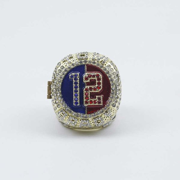 2022 tom brady retired champion ring fan design 12 foldable design, Silver