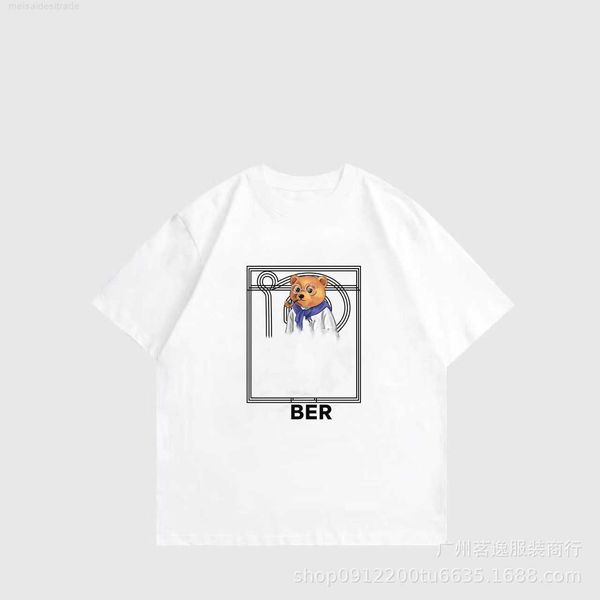 correct version b burbry luxury designer of 23ss bu 's new bear print round neck t-shirt casual high street versatile lovers with same, White;black
correct version b burbry luxury designer of 23ss bu 's new bear print round neck t-shirt casual high street versatile lovers with same, White;black
