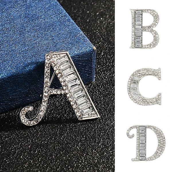 metal crystal brooch pin 26 english letter pins and brooches suit shirt badge fashion jewelry for men and women accessories, Gray
metal crystal brooch pin 26 english letter pins and brooches suit shirt badge fashion jewelry for men and women accessories, Gray